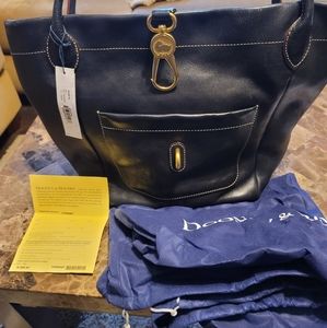 Authentic Large Dooney and Bourke lock tote